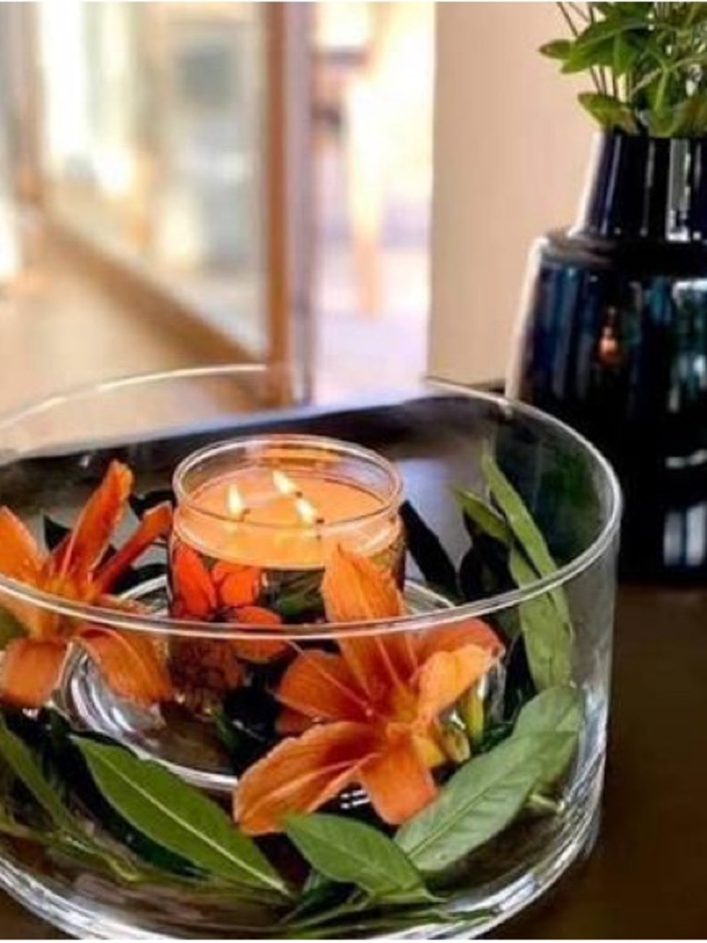 Partylite 3-Wick Jasmine Jade Jar Rose, Jasmine, Mandarin CANDLE